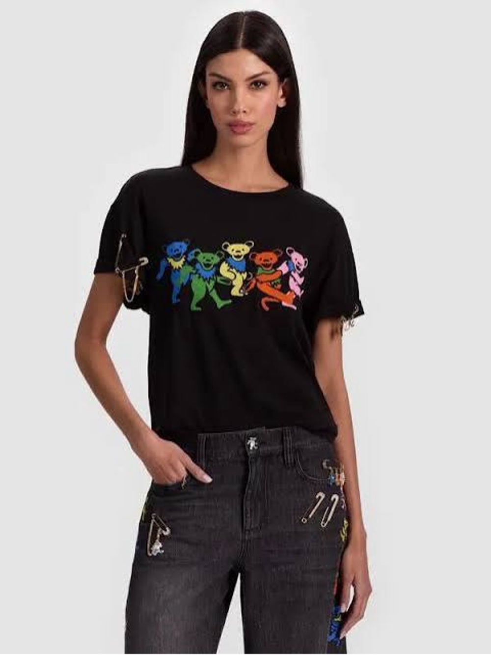 Alice + Olivia Grateful Dead Tee NWT Size Medium - Picture 4 of 5